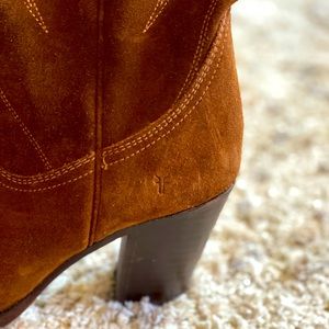 FRYE Suede boots.